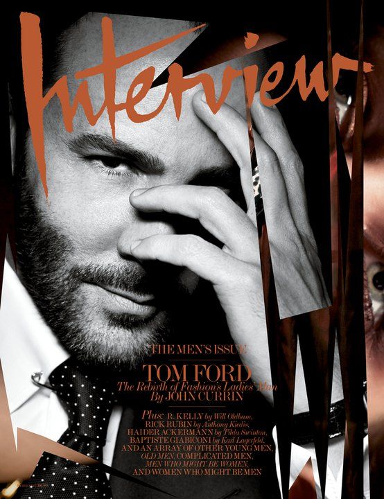 INTERVIEW magazine side cover February 2011