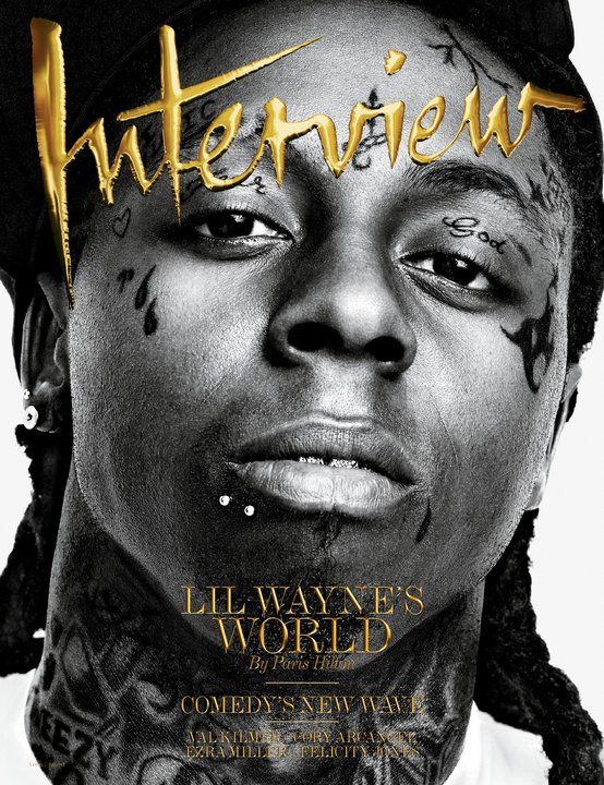 INTERVIEW magazine side cover April 2011