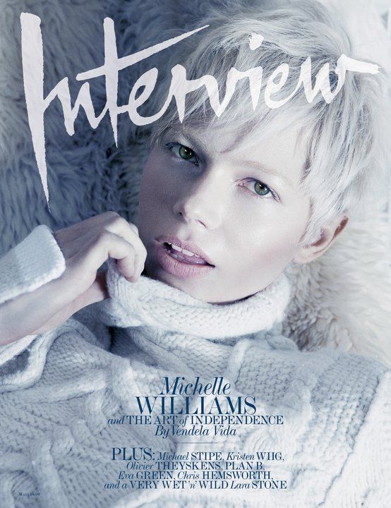 INTERVIEW magazine side cover May 2011