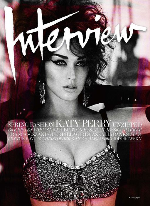INTERVIEW magazine side cover March 2012