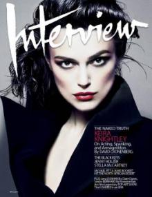 INTERVIEW magazine side cover April 2012