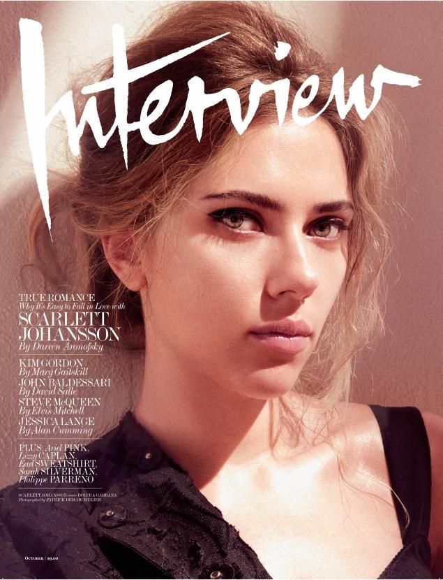 INTERVIEW magazine side cover October 2013