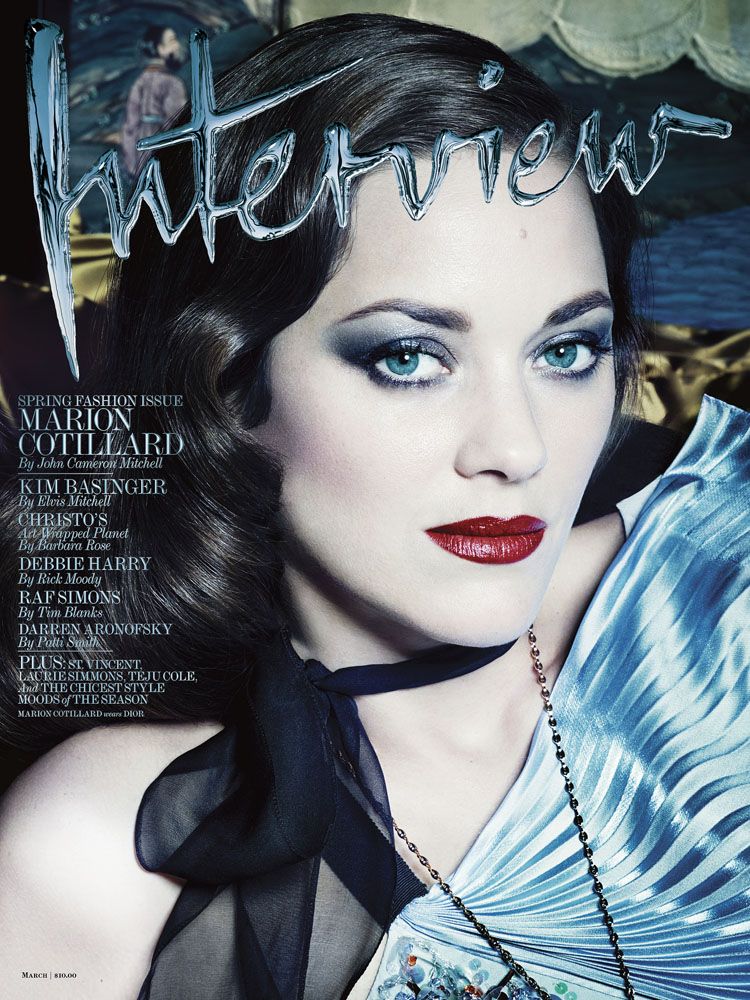 INTERVIEW magazine side cover March 2014