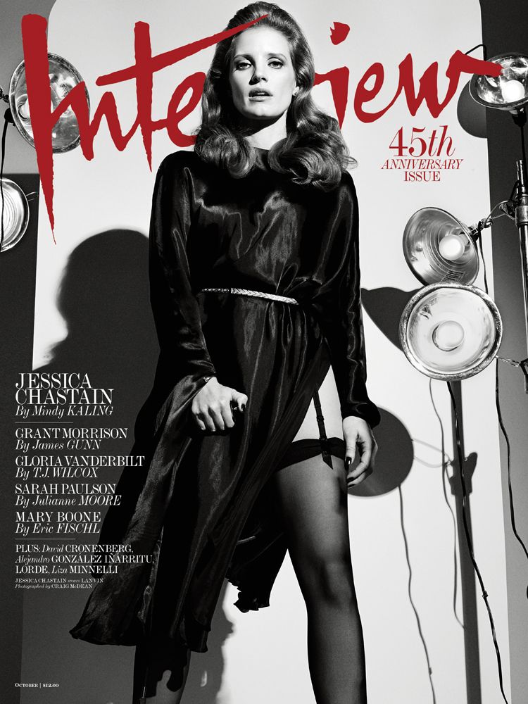 INTERVIEW magazine side cover October 2014
