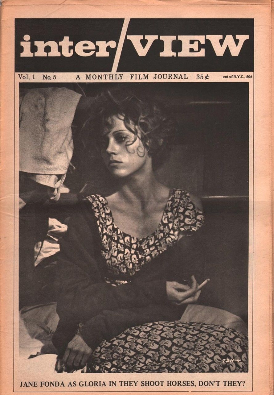 INTERVIEW magazine side cover Issue 5 January 1970