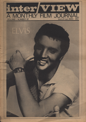 INTERVIEW magazine side cover Issue 12 August 1970
