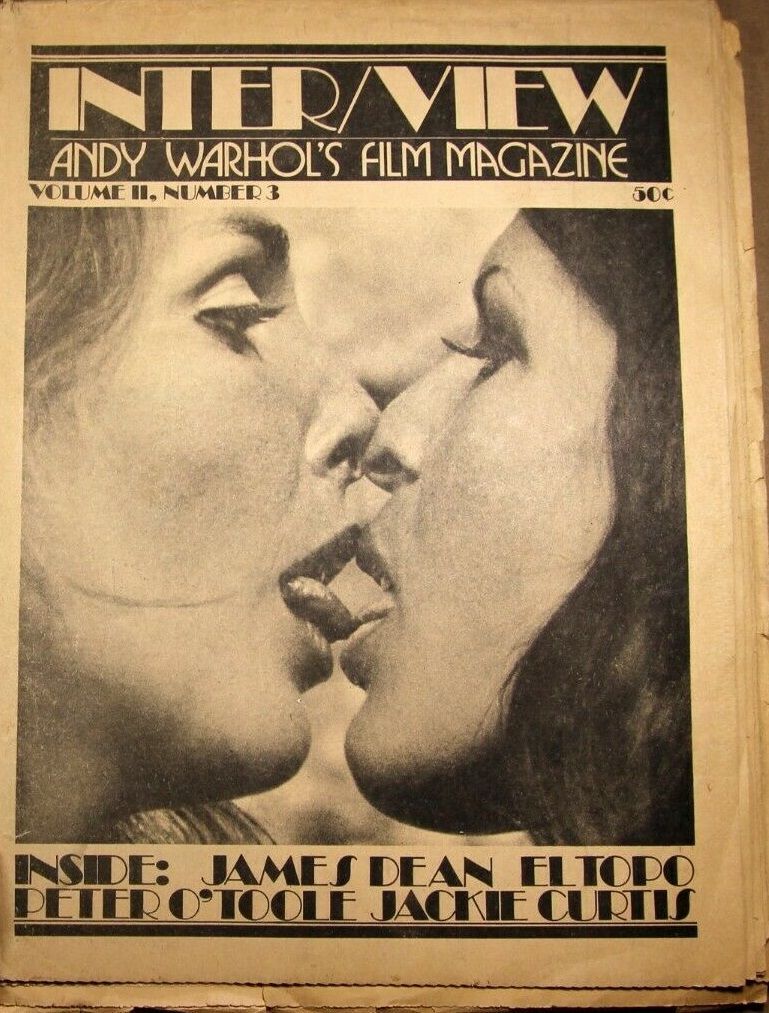 INTERVIEW magazine side cover Issue 15  Vol 2 # 3 November 1970
