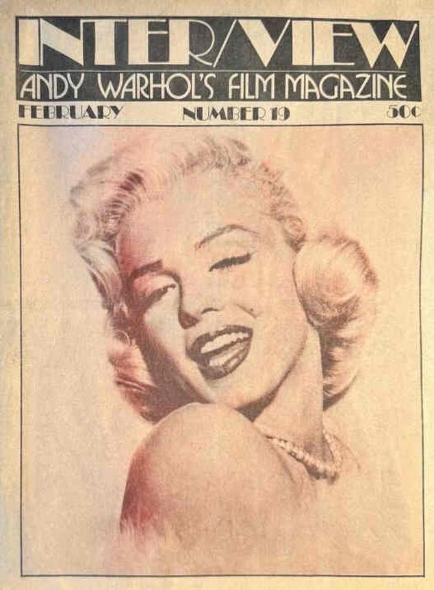 INTERVIEW magazine side cover February 1972