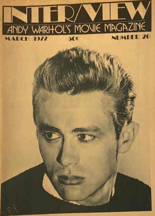 INTERVIEW magazine side cover March/April 1972