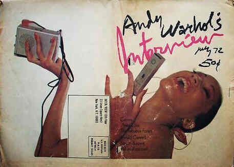 INTERVIEW magazine side cover July 1972