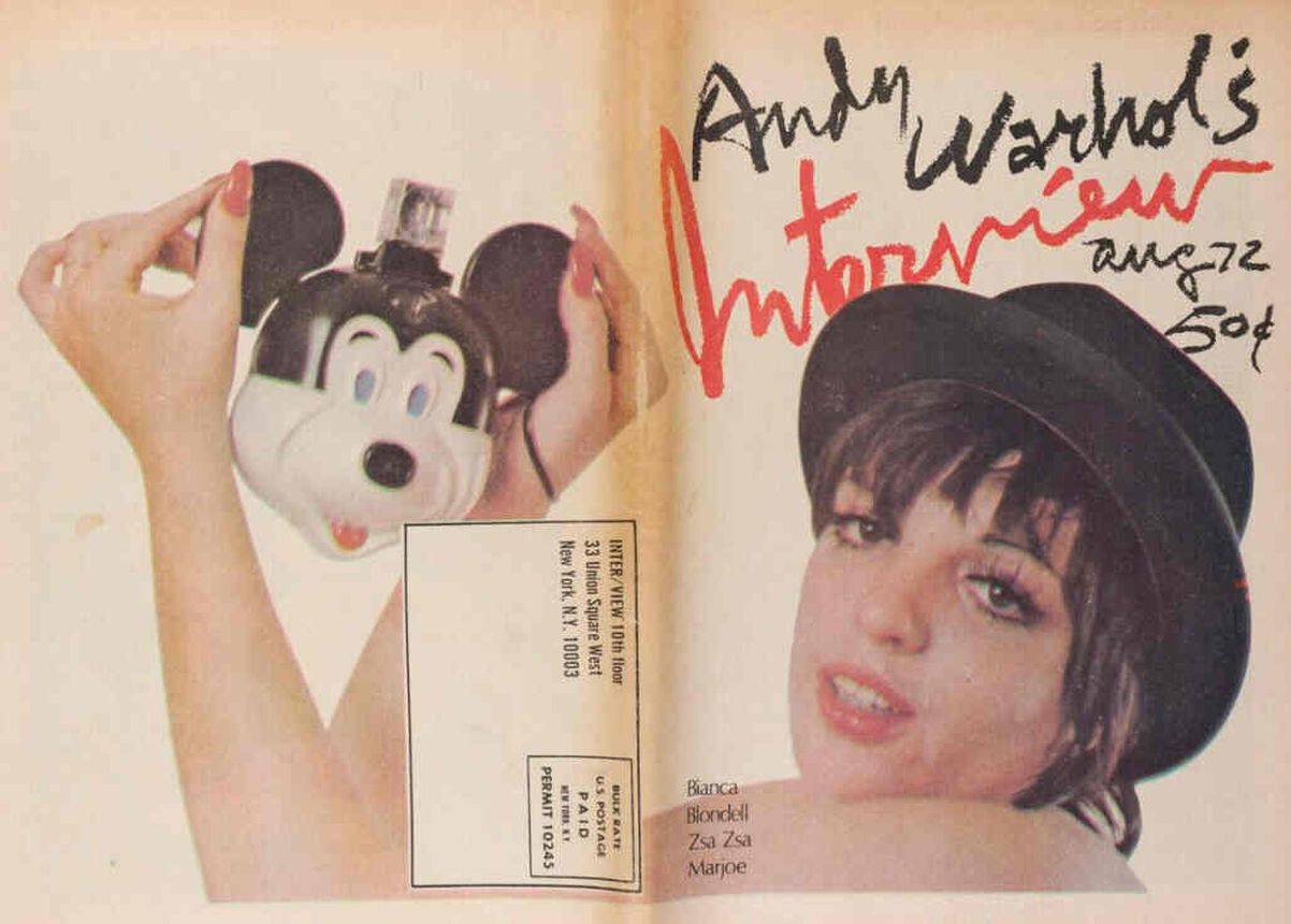 INTERVIEW magazine side cover August 1972
