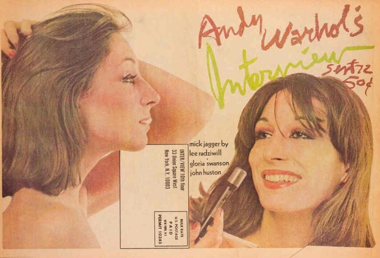 INTERVIEW magazine side cover September 1972