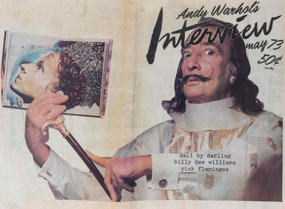 INTERVIEW magazine side cover May 1973