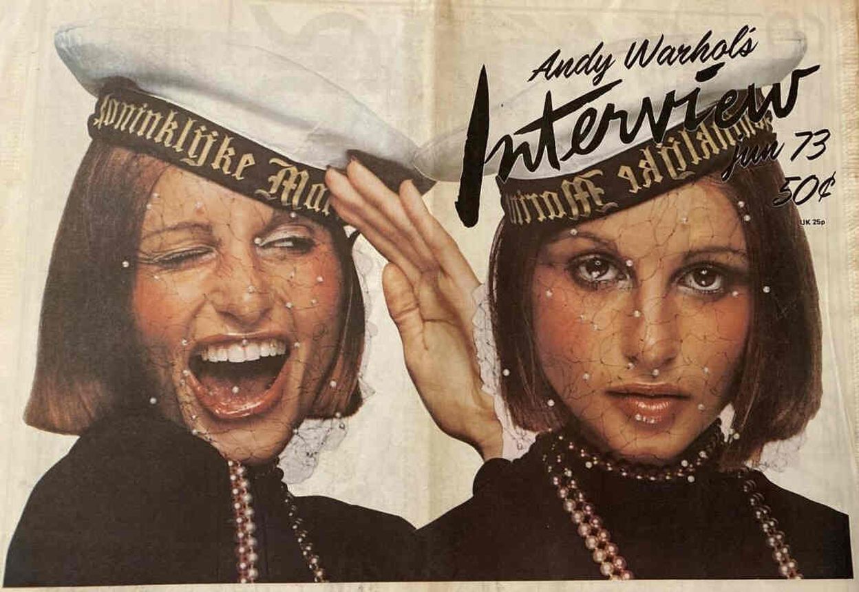 INTERVIEW magazine side cover June 1973