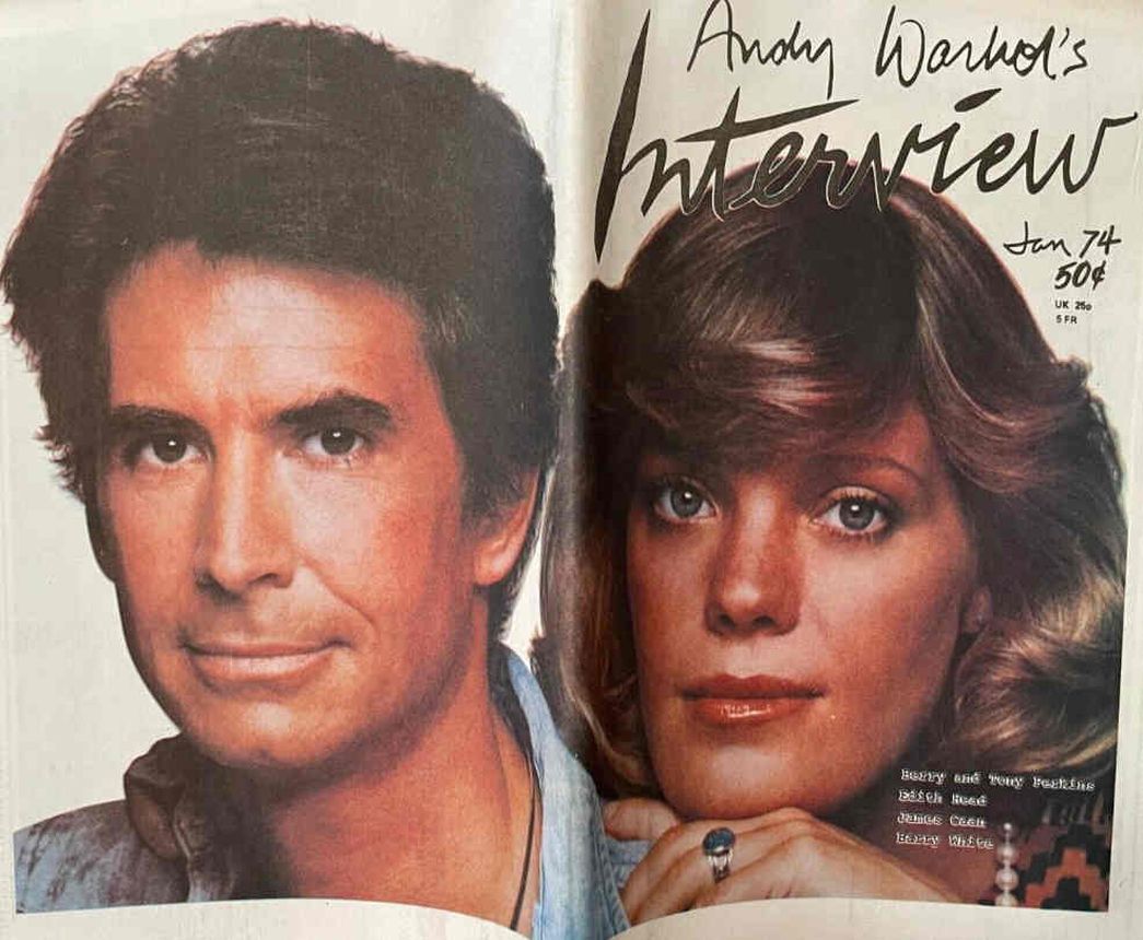 INTERVIEW magazine side cover January 1974