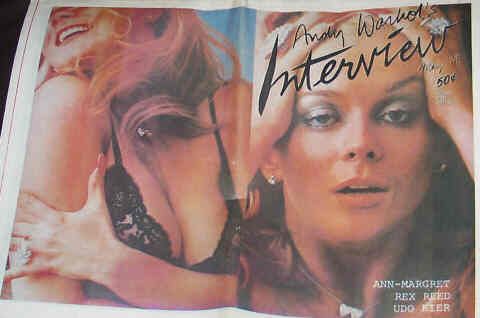 INTERVIEW magazine side cover May 1974