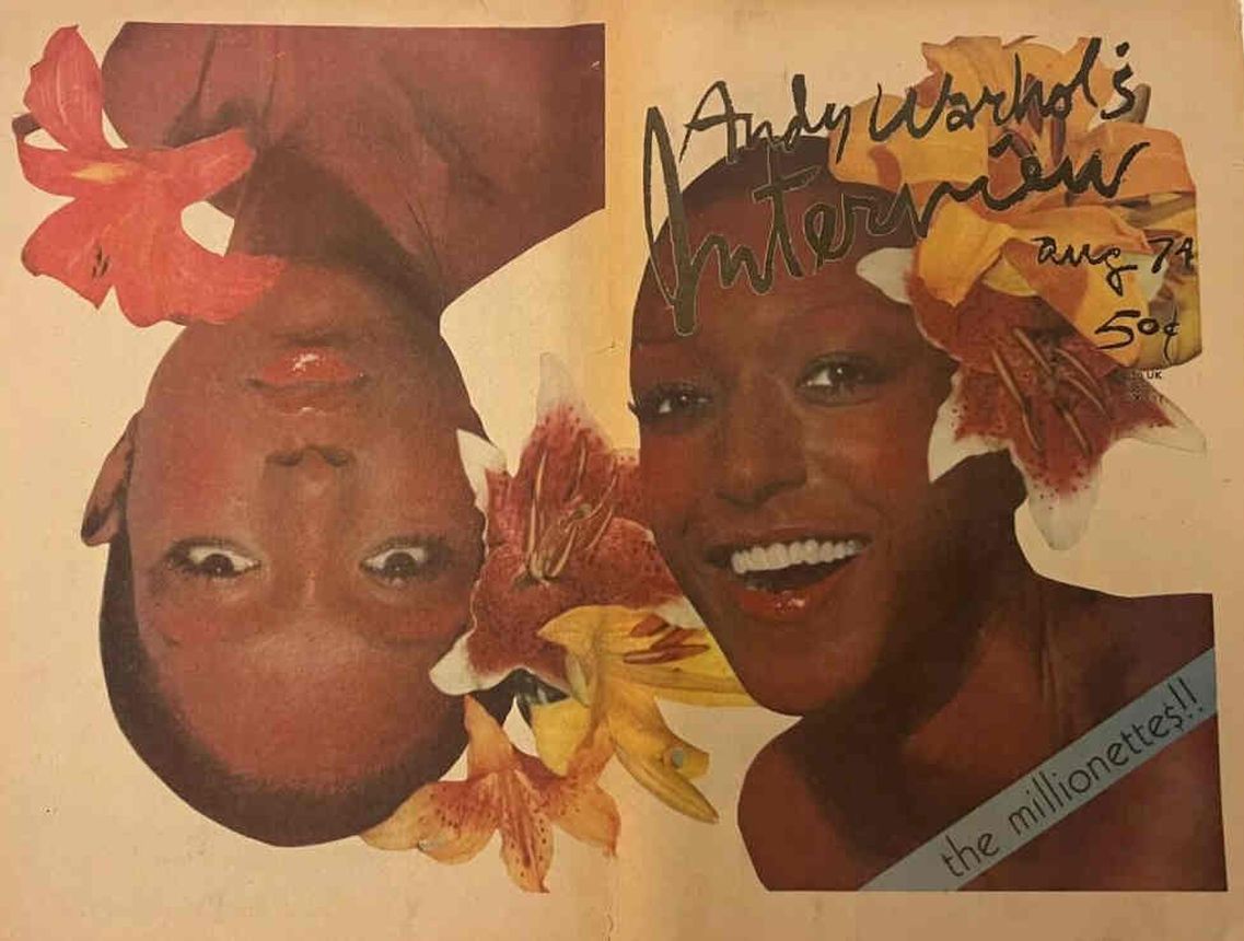 INTERVIEW magazine side cover August 1974