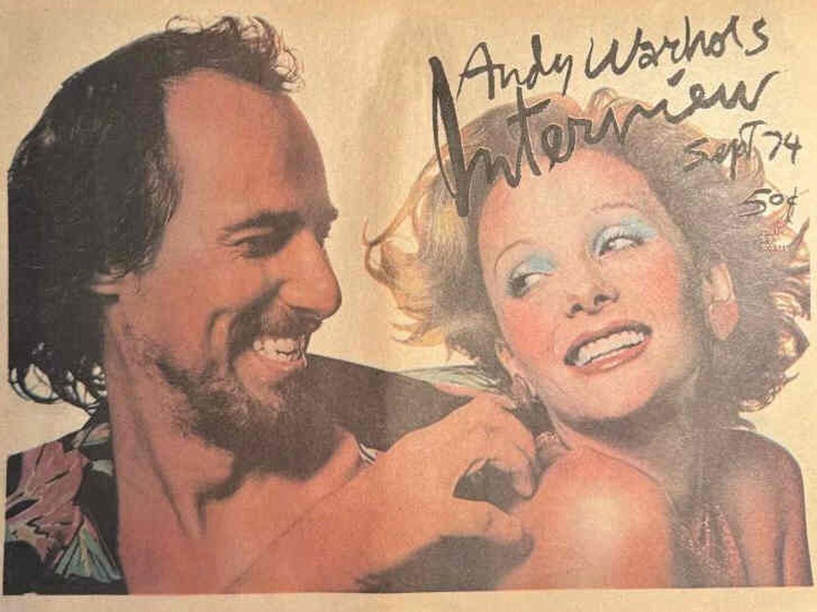 INTERVIEW magazine side cover September 1974