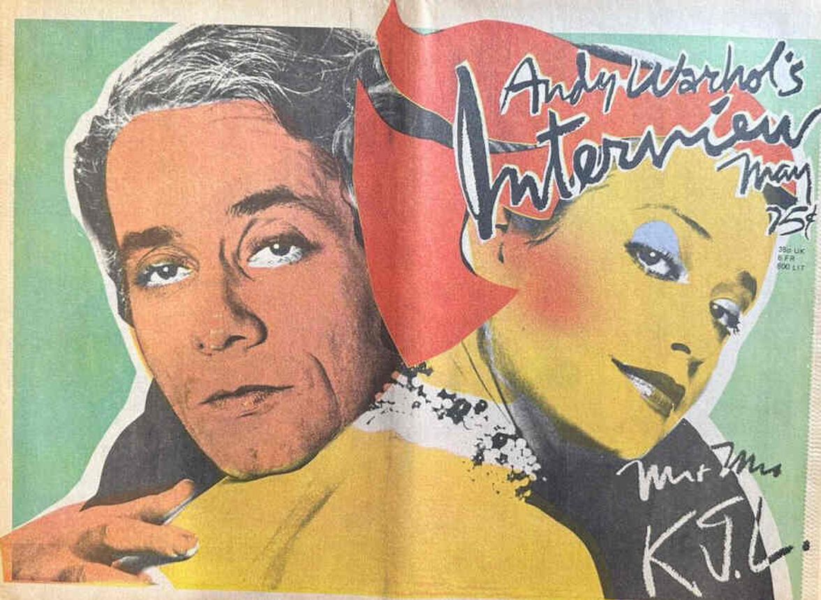 INTERVIEW magazine side cover May 1975