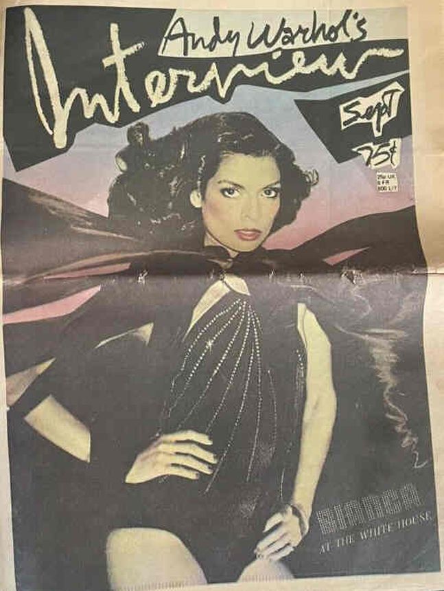 INTERVIEW magazine side cover September 1975