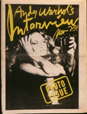 INTERVIEW magazine side cover November 1975