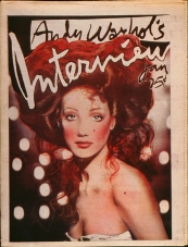 INTERVIEW magazine side cover January 1976