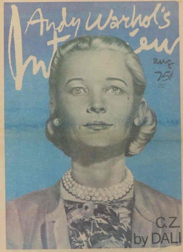INTERVIEW magazine side cover August 1976