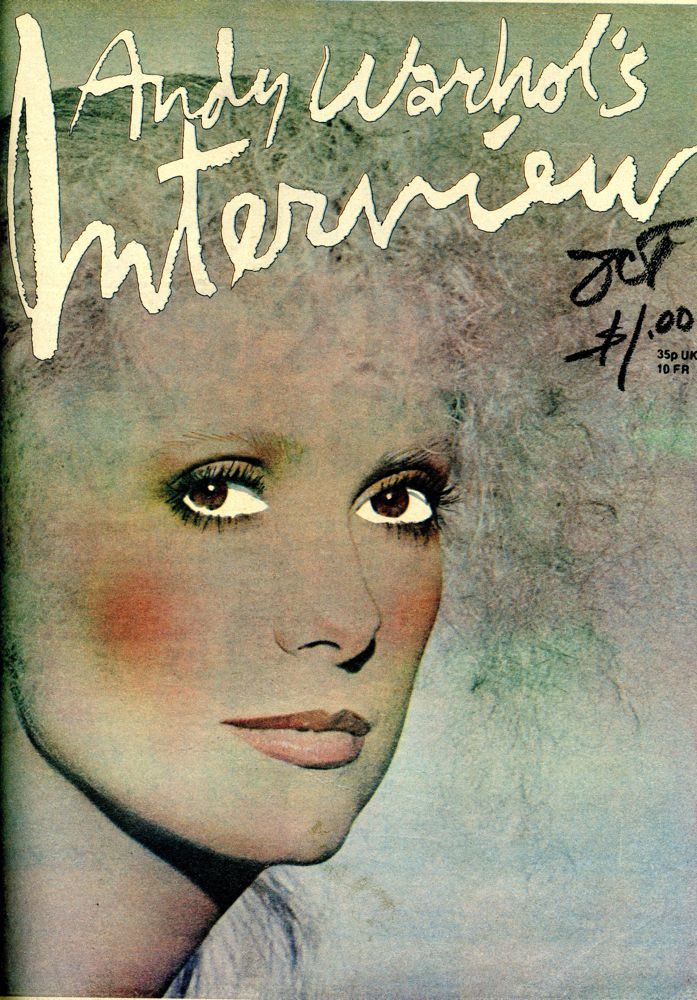 INTERVIEW magazine side cover October 1976