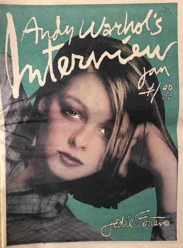 INTERVIEW magazine side cover January 1977
