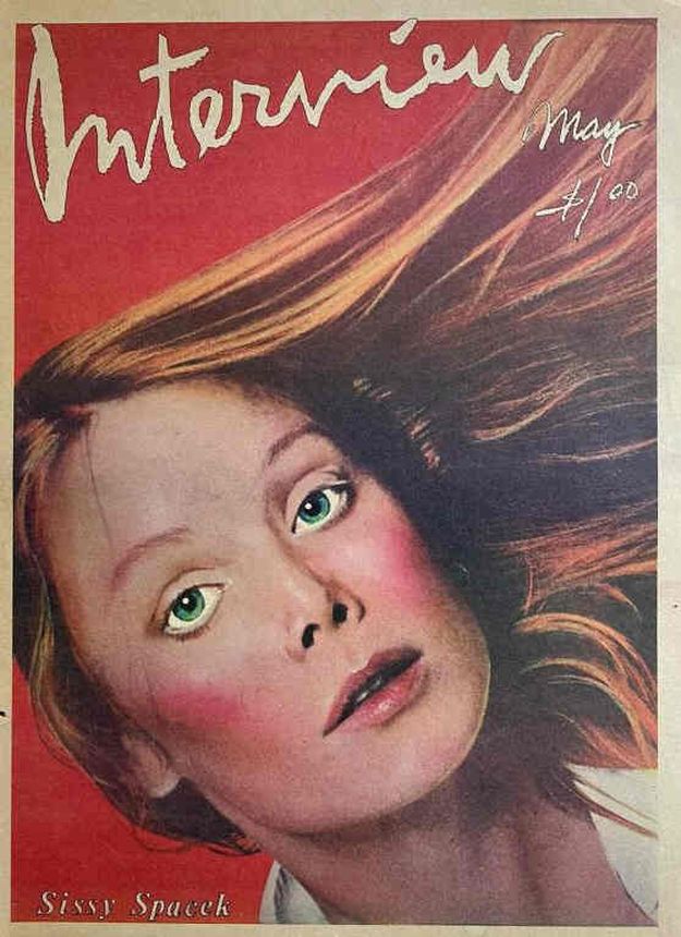 INTERVIEW magazine side cover May 1977