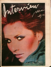 INTERVIEW magazine side cover June 1977