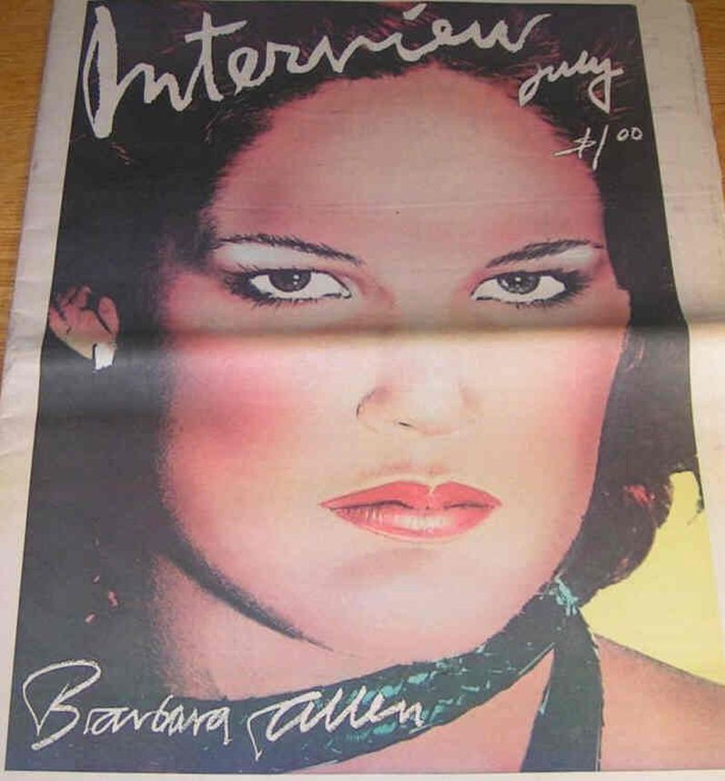 INTERVIEW magazine side cover July 1977