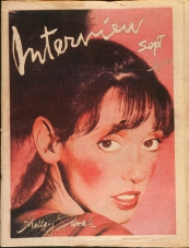 INTERVIEW magazine side cover September 1977
