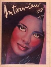 INTERVIEW magazine side cover October 1977