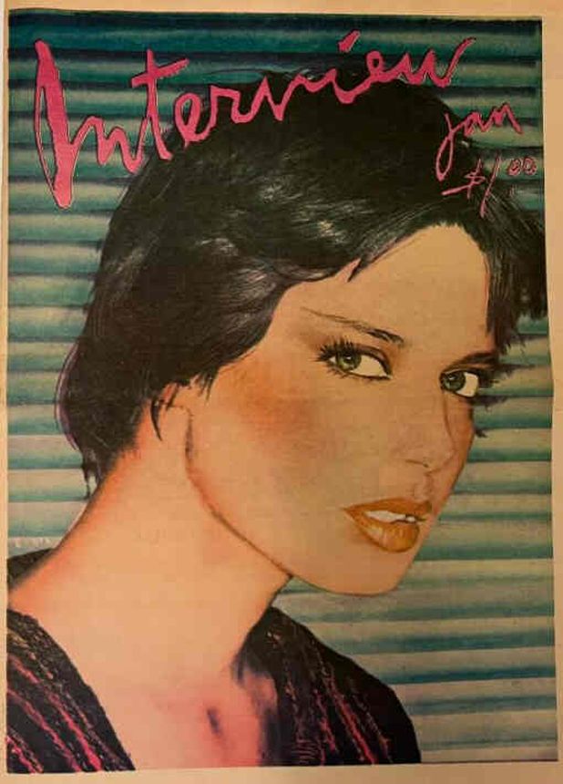 INTERVIEW magazine side cover January 1978