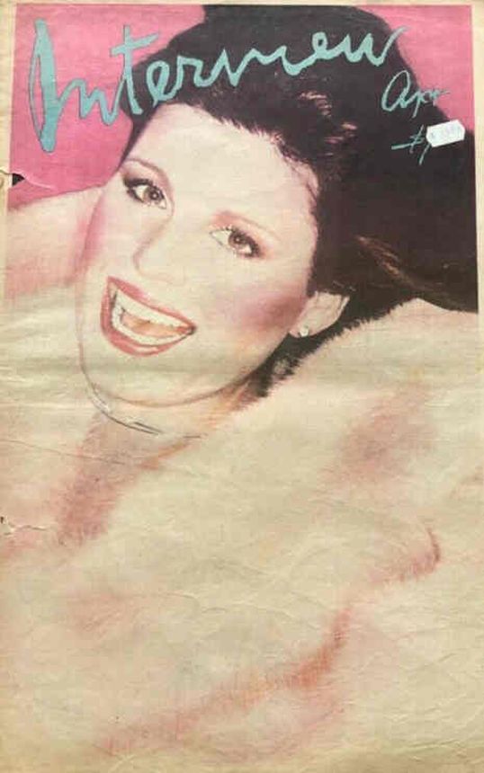 INTERVIEW magazine side cover April 1978