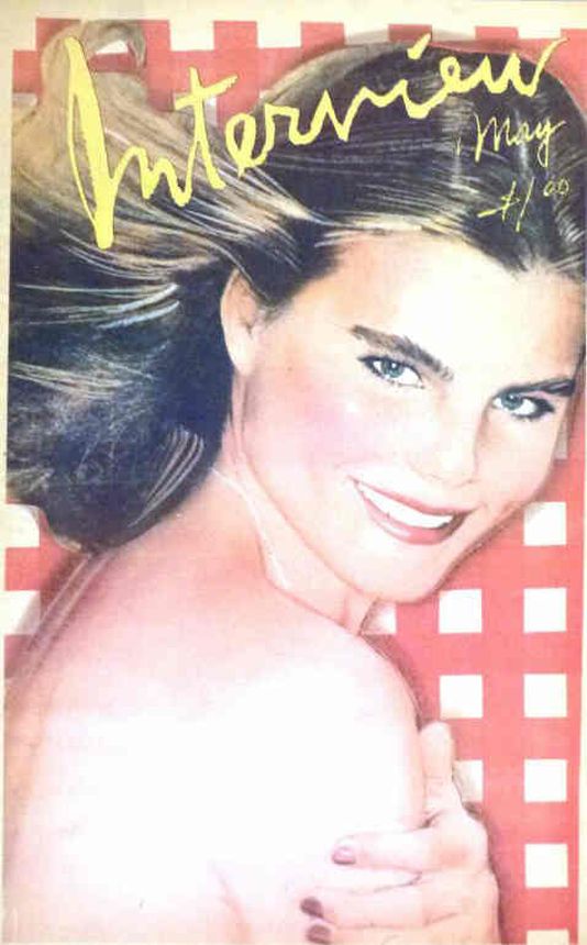 INTERVIEW magazine side cover May 1978