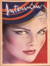 INTERVIEW magazine side cover November 1978