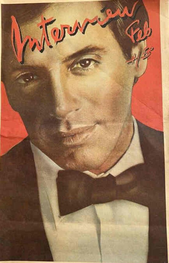 INTERVIEW magazine side cover February 1979