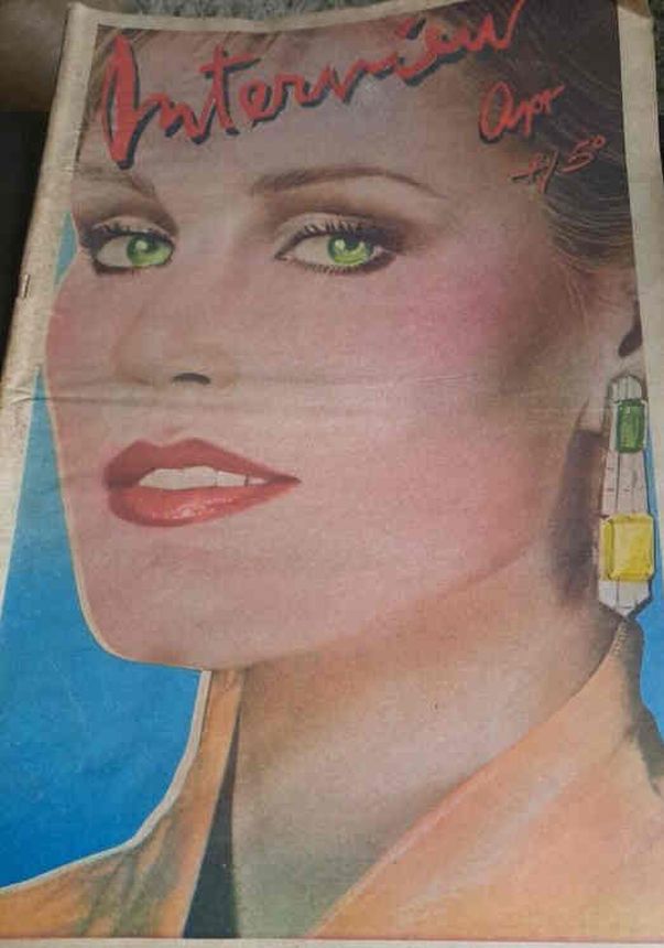 INTERVIEW magazine side cover April 1979