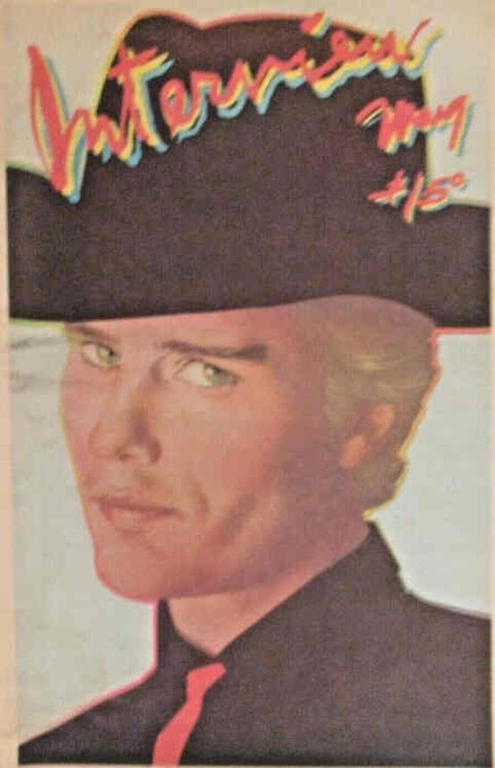 INTERVIEW magazine side cover May 1979