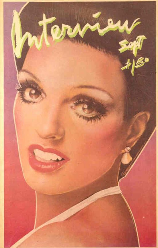 INTERVIEW magazine side cover September 1979