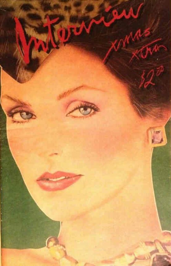 INTERVIEW magazine side cover December 1979