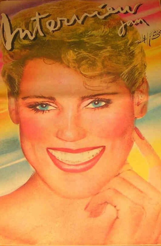 INTERVIEW magazine side cover January 1980