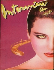 INTERVIEW magazine side cover April 1980