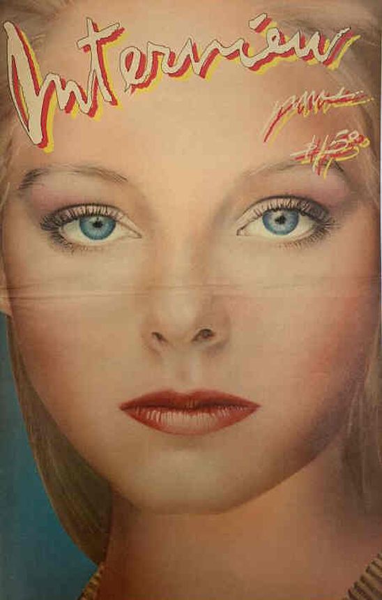 INTERVIEW magazine side cover June 1980