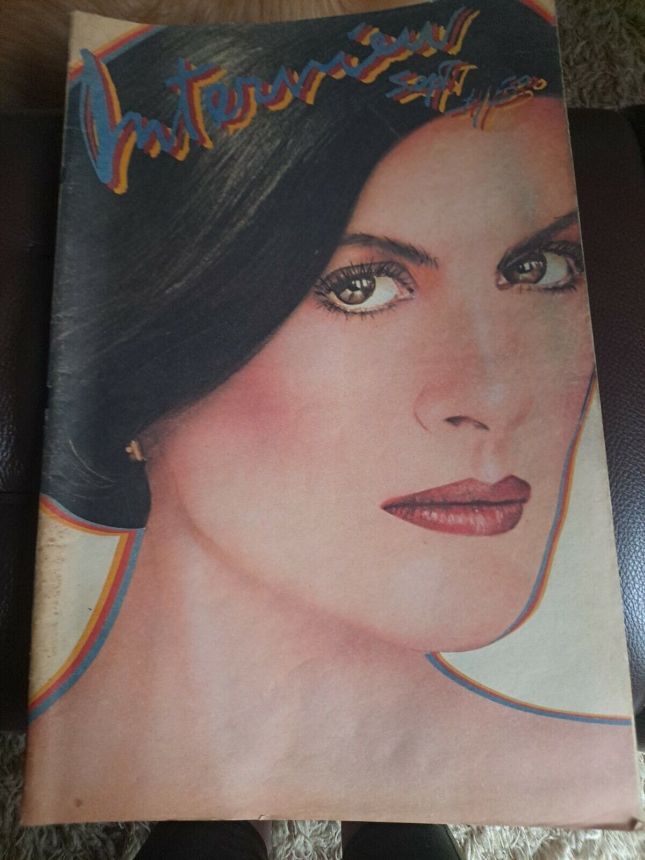 INTERVIEW magazine side cover September 1980