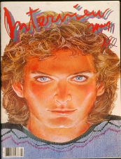 INTERVIEW magazine side cover May 1981