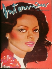 INTERVIEW magazine side cover October 1981