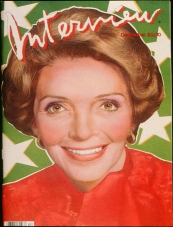 INTERVIEW magazine side cover December 1981